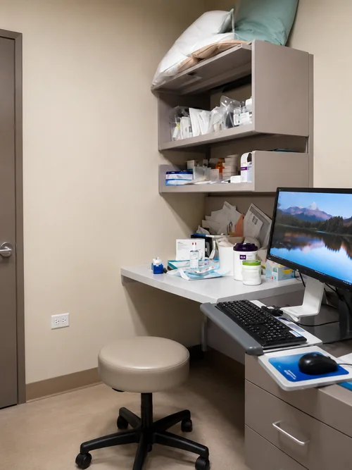 esquina_de_consultório_médico_organizado
